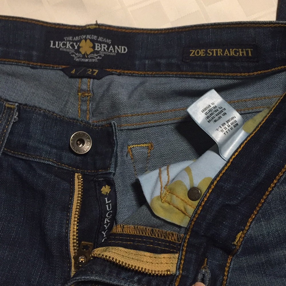 Lucky Brand Zoe Straight 4/27 - Picture 3 of 7